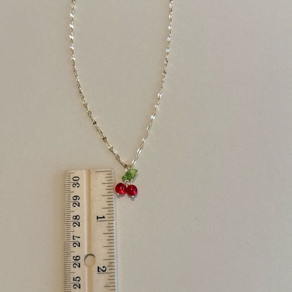 Cherry Pendant Necklace #1563 - Picture 4 of 4
